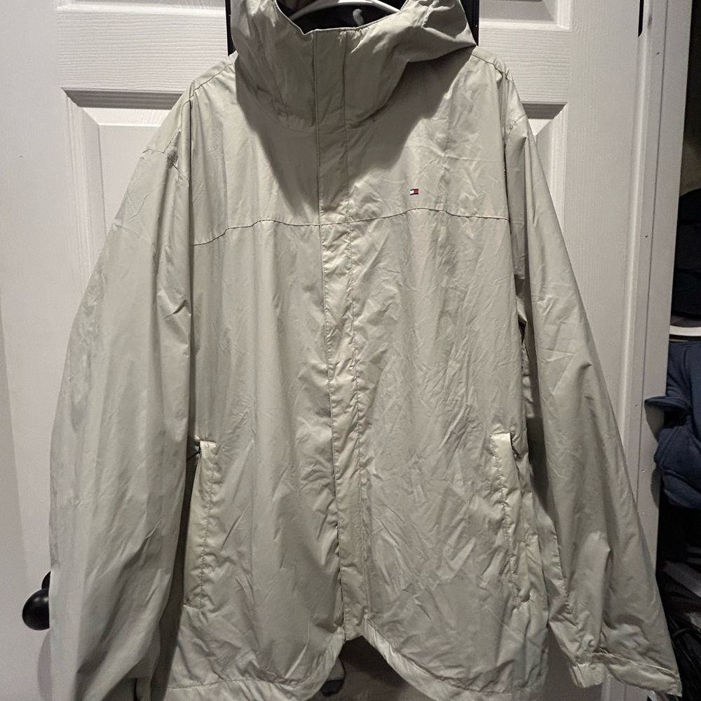 Tommy Hilfiger Gray Hooded Jacket
